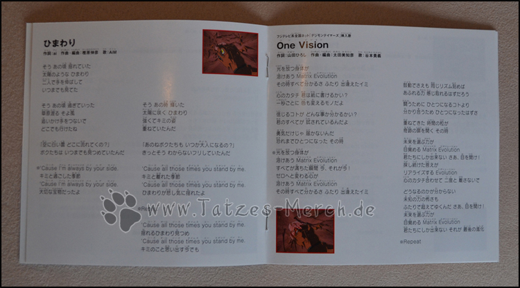 Digimon Tamers Single Best Parade Tatzes Merchandise Und Review Blog digimon tamers single best parade tatzes merchandise und review blog